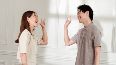 Sign language can improve communication skills