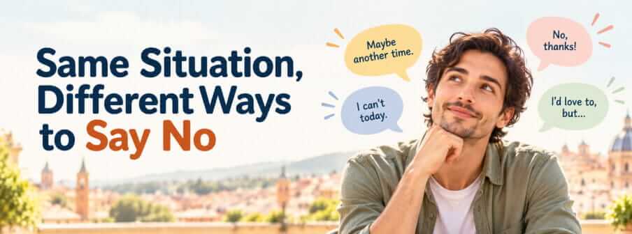 Different ways to say no in another languages
