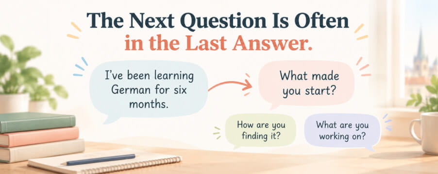 The Next Question Is Often in the Last Answer