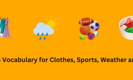 Essential Spanish Vocabulary for Clothes, Sports, Weather and Food