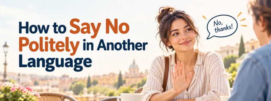 How to say no politely in another language