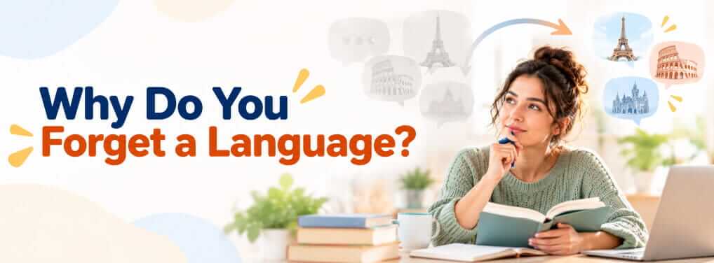 Language learner revisiting a language after not using it