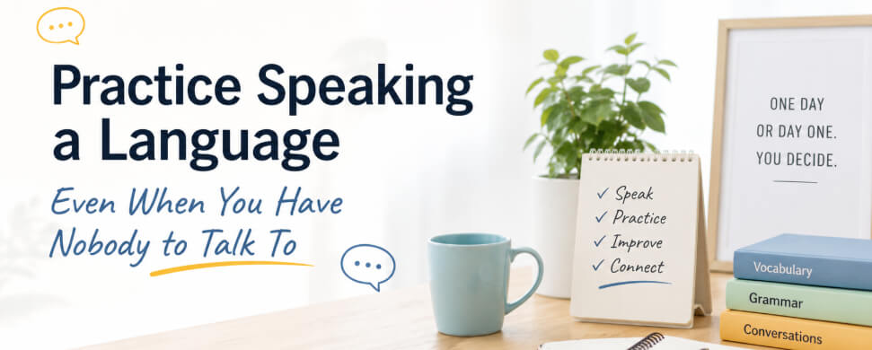 How to Practice Speaking a Language Alone